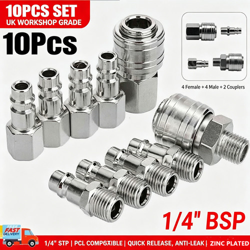 10pcs bsp pcl air line - 1/4",