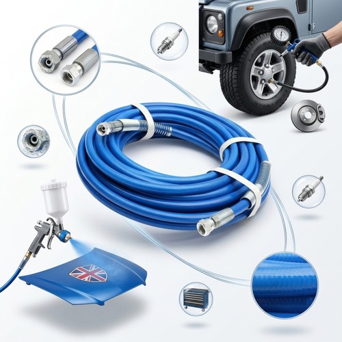 15m 50ft rubber air hose - rubber,