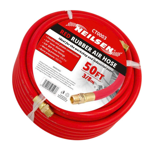Neilsen 50ft rubber air hose - 50ft,